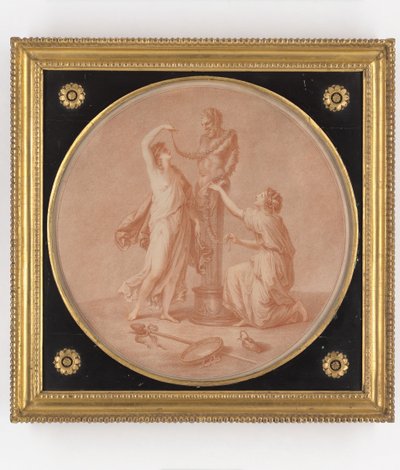 Un sacrificio a Pan, stampa realizzata da William Wynne Ryland, 1776 da Angelica Kauffmann
